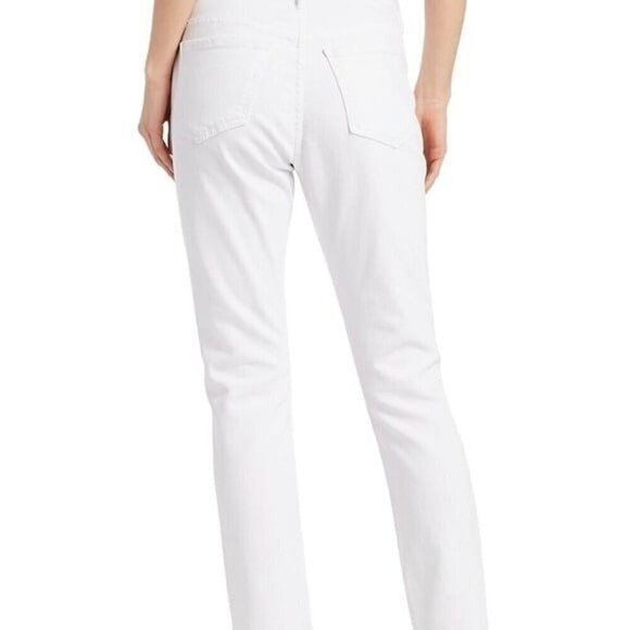 Frame NWT Le Beau Distressed High Rise Straight Leg Jeans Size 27 - Picture 3 of 12